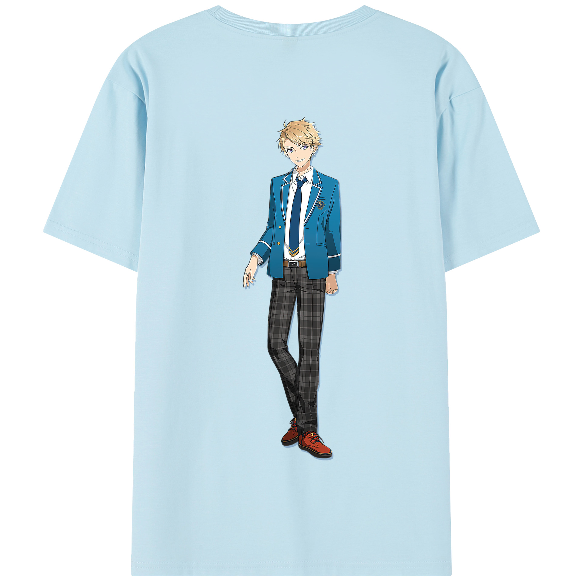 （画像用） あんさんぶるスターズ! Ensemble Stars 綿100％半袖Tシャツ（背面プリント）